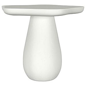 Perth 17-inch Side Table w/Cloud-Shaped Top Off White by Coaster