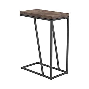 Sergio Chevron Rectangular Accent Table Tobacco by Coaster