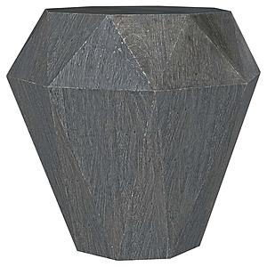 Jacinto Octagonal Solid Mango Wood Side Table Grey by Coaster