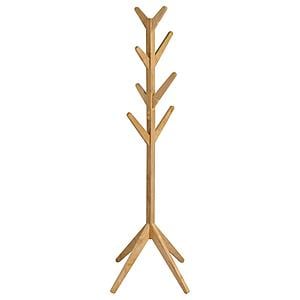 Margaret Solid Wood Coat Rack Clothing Hanger Natural Oak by Coaster