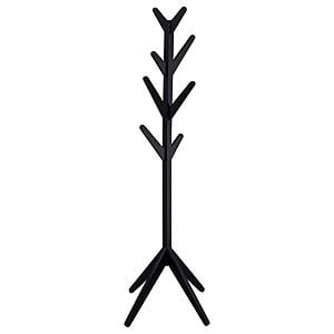 Margaret Solid Wood Coat Rack Clothing Hanger Black by Coaster