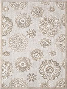 Calla Taupe Suzani Area Rug by KAS Rugs