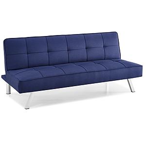 Serta&reg; Carson Convertible Futon in Navy by Lifestyle