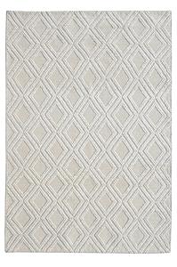 Chloe Ivory Natural Diamond Area Rug by KAS Rugs