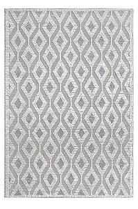 Chloe Ivory Grey Trellis Area Rug by KAS Rugs