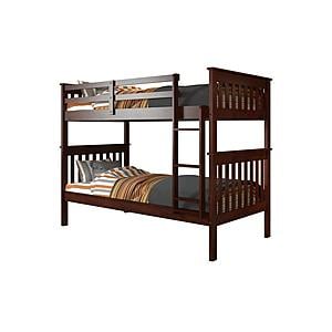 Mission Bunkbed Cappuccino by Donco