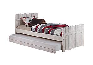 Twin Tree House Bed Rustic Sand w/Trundle by Donco