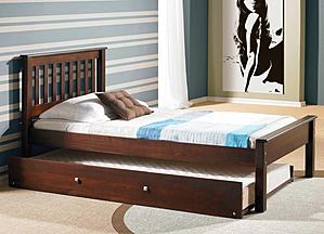 Full Contempo Bed Cappuccino by Donco