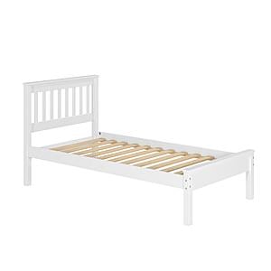 Twin Contempo Bed White by Donco