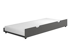 Twin Trundle Dark Grey by Donco