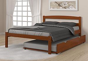 Full Econo Bed With Trundle Bed Espresso Finish by Donco
