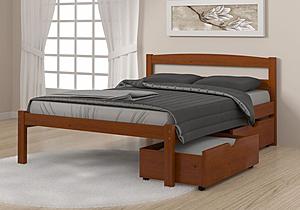 Full Econo Bed With Dual Under Bed Drawers Espresso Finish by Donco