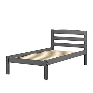 Twin Econo Bed Dark Grey by Donco