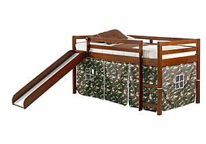 Tent Bed Espresso w/Camo Tent Kit by Donco