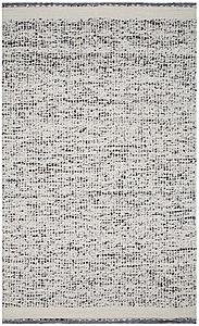 Darcy Ivory Charcoal Area Rug by KAS Rugs