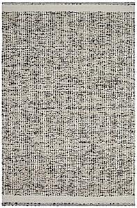 Darcy Ivory Espresso Area Rug by KAS Rugs