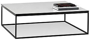 Crystal - Coffee Table - Bright White Acrylic by Enza Home