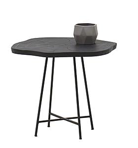 Woody - Side Coffee Table Small - Black by Enza Home
