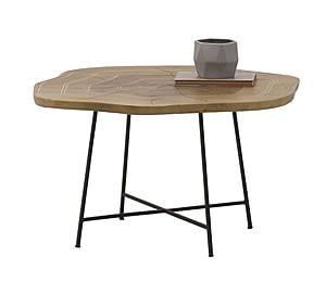 Woody - Side Table Large - Dark Walnut by Enza Home