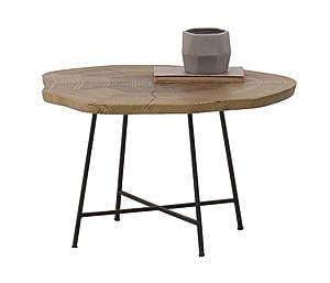 Woody - Side Table Middle - Dark Walnut by Enza Home