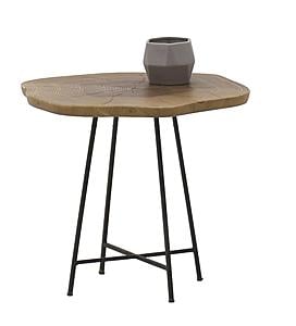 Woody - Side Table Small - Dark Walnut by Enza Home