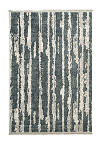 Liberta - Carpet 5'x8' - Gray / Dark Blue by Enza Home