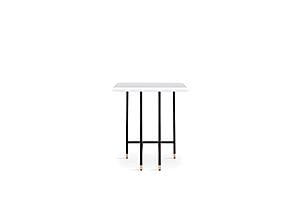 Dante - Side Table - White by Enza Home