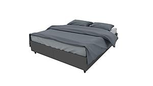 Lisbon Base 21401 Smart Track Lungo - Black by Yatas Bedding
