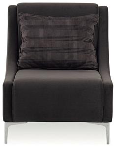 Mayfair - Armchair - 10306 Brown Anthracite by Enza Home