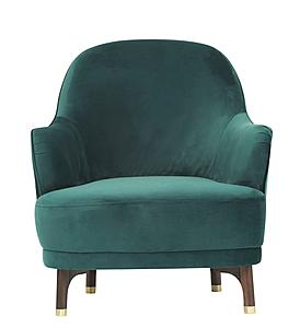 Navona - Armchair - 10202 Green by Enza Home