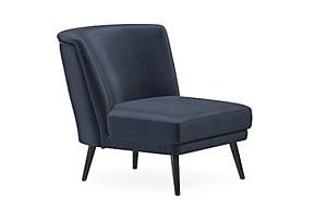 Carino - Armchair - 11802 Navy Blue 1 by Enza Home