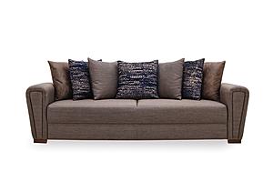 Brera - 3 Seater Sofa Bed - 11003 Brown Blue by Enza Home