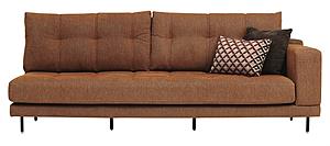 Arte - 2 Seater Module Sofa - Right Hand Facing - 12201 Orange by Enza Home