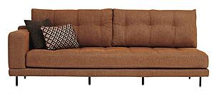 Arte - 2 Seater Module Sofa - Left Hand Facing - 12201 Orange by Enza Home
