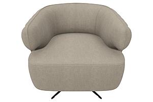 Sirona - Armchair Tufted - 11505 Dark Taupe by Enza Home