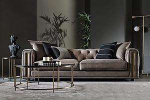Sirona - Side Coffee Table Walnut by Enza Home