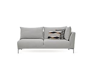Mayfair - 2 Seater Module Sofa - Right Hand Facing - 12908 White by Enza Home