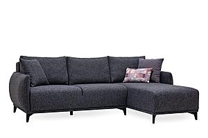 Siano - Corner Sofa Bed - Right Hand Facing - 14802 Khaki by Enza Home