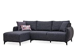 Siano - Corner Sofa Bed - Left Hand Facing - 14802 Khaki by Enza Home