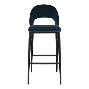 Roger Barstool Teal Velvet by Moe's Home Collection