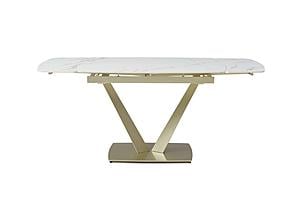 109 Gloss Golden Jade Dining Table 2x 12" Extension by ESF