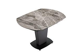 2417 Gray Taupe Marble Top Dining Table by ESF