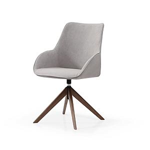 1327 Beige 360-Degree Swivel Dining Chair (Set of 2) by ESF