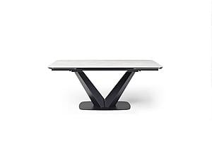 9189 Light Gray Ceramic Dining Table w/2 16" Extensions by ESF