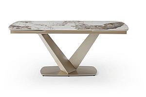 93 Marble Dining Table w/2x 19.5" Extension by ESF