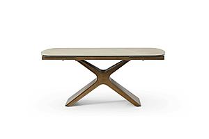 9368 Taupe Ceramic Dining Table w/2 16" Extensions by ESF