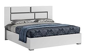 Athena Gloss White Lacquer Bedroom Set by ESF