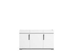 Carrara White 3 Door Buffet by ESF