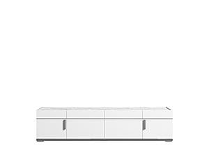 Carrara White TV Stand w/4 Door by ESF