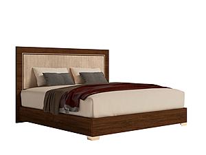 Eva Walnut Upholstered Bedroom Set by ESF